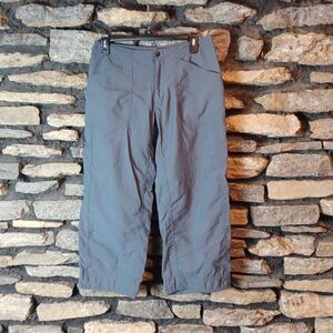 Women's Mountain Hardwear crop camping hiking pants sz 6
